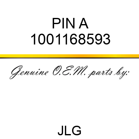 PIN A 1001168593
