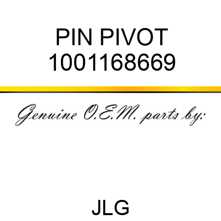 PIN PIVOT 1001168669