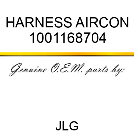 HARNESS AIRCON 1001168704