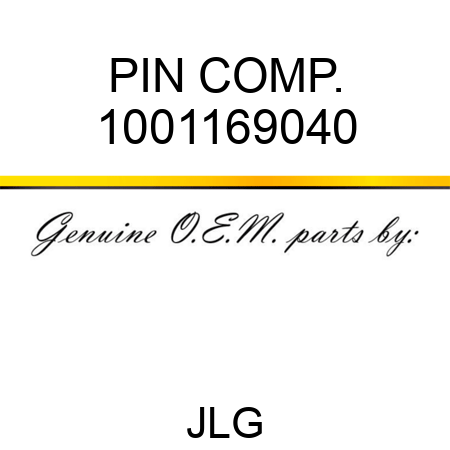 PIN COMP. 1001169040