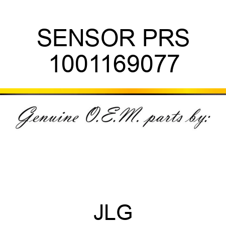SENSOR PRS 1001169077
