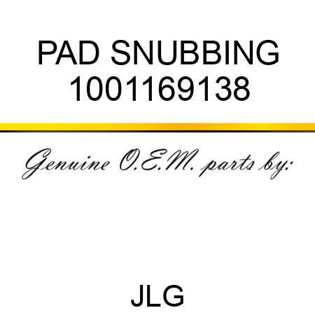 PAD SNUBBING 1001169138