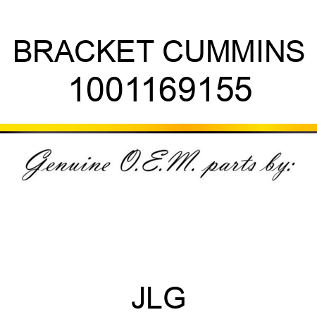 BRACKET CUMMINS 1001169155