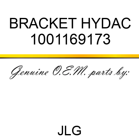 BRACKET HYDAC 1001169173