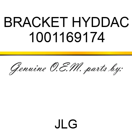 BRACKET HYDDAC 1001169174