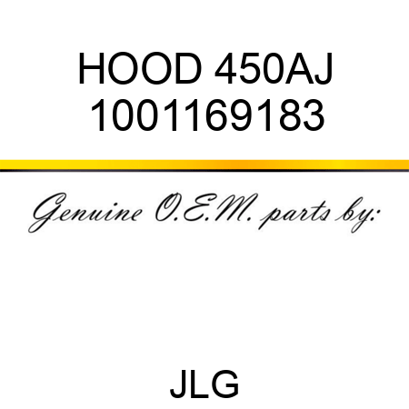 HOOD 450AJ 1001169183