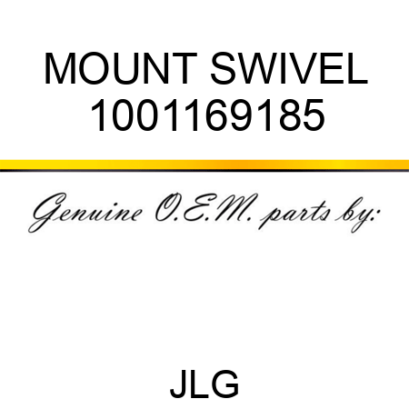 MOUNT SWIVEL 1001169185