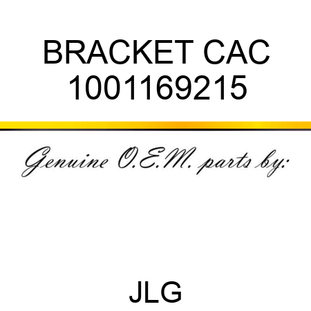 BRACKET CAC 1001169215