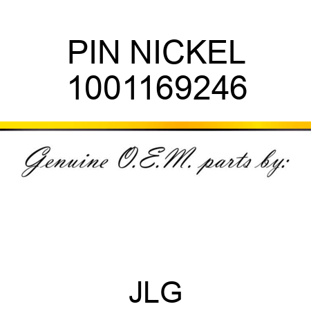 PIN NICKEL 1001169246