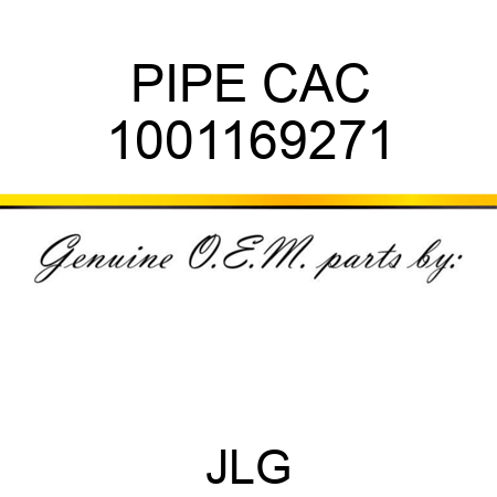 PIPE CAC 1001169271