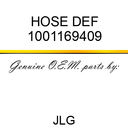 HOSE DEF 1001169409