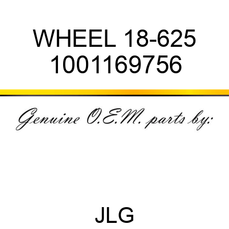 WHEEL 18-625 1001169756