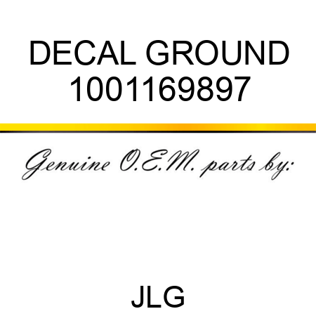 DECAL GROUND 1001169897