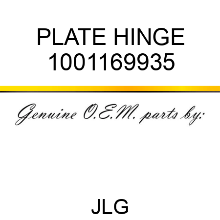 PLATE HINGE 1001169935