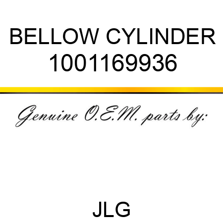 BELLOW CYLINDER 1001169936