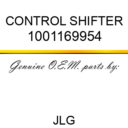 CONTROL SHIFTER 1001169954