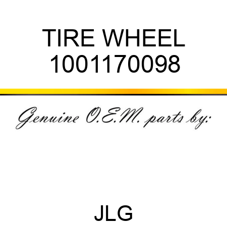 TIRE WHEEL 1001170098