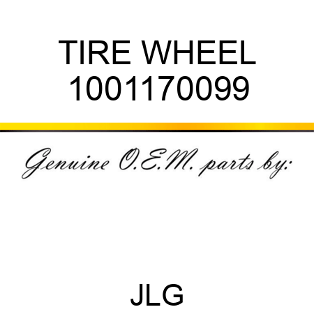 TIRE WHEEL 1001170099
