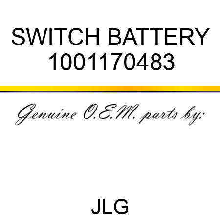 SWITCH BATTERY 1001170483