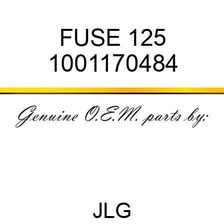 FUSE 125 1001170484