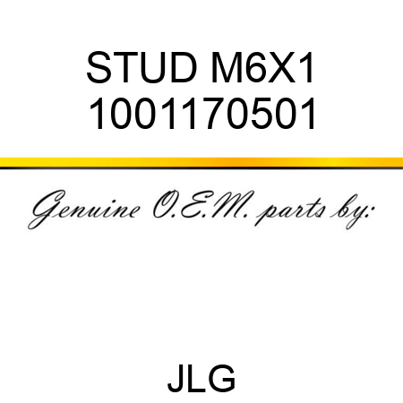 STUD M6X1 1001170501