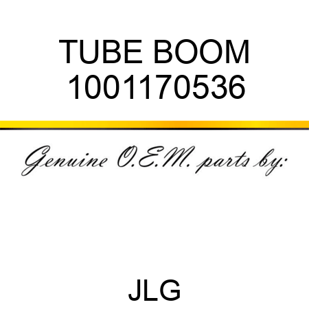 TUBE BOOM 1001170536