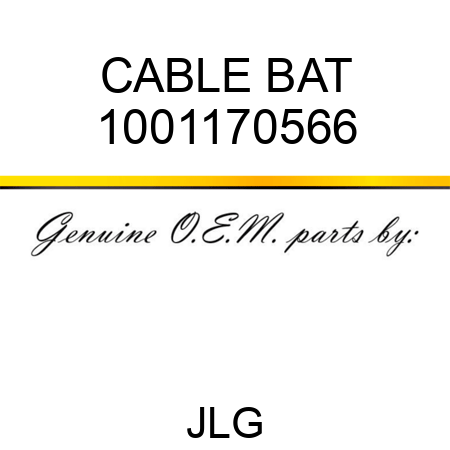 CABLE BAT 1001170566