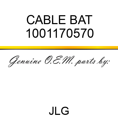CABLE BAT 1001170570