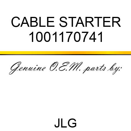 CABLE STARTER 1001170741