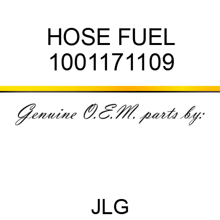 HOSE FUEL 1001171109