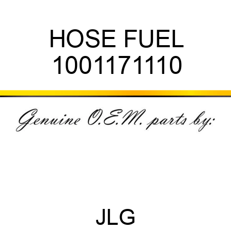 HOSE FUEL 1001171110