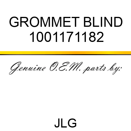 GROMMET BLIND 1001171182