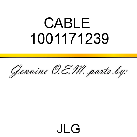 CABLE  1001171239