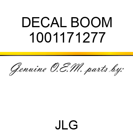 DECAL BOOM 1001171277