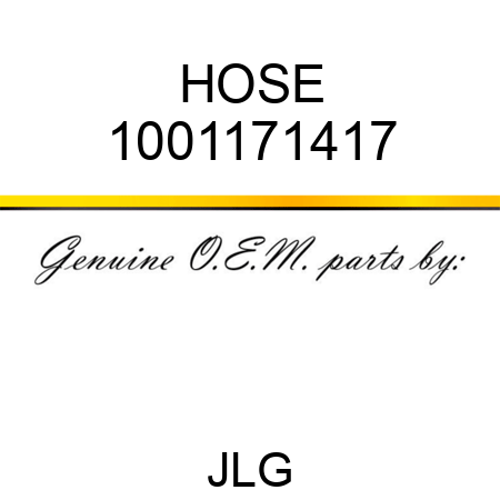 HOSE 1001171417