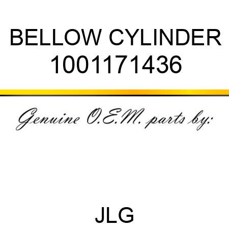BELLOW CYLINDER 1001171436