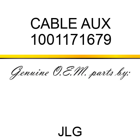 CABLE AUX 1001171679