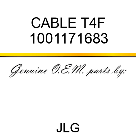 CABLE T4F 1001171683