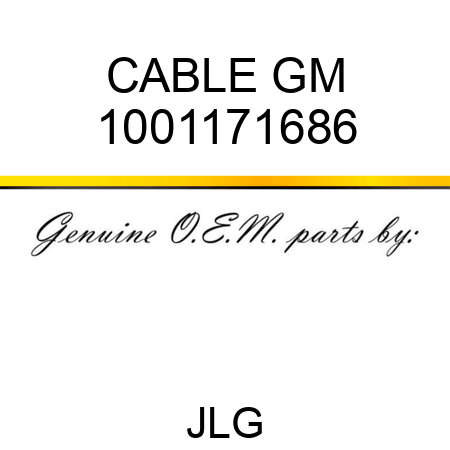CABLE GM 1001171686