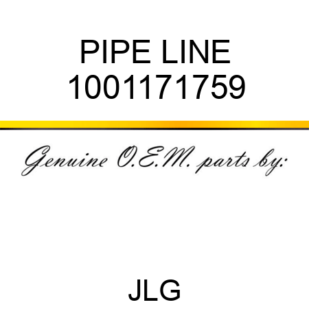 PIPE LINE 1001171759