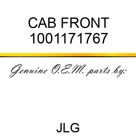 CAB FRONT 1001171767