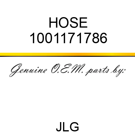 HOSE 1001171786