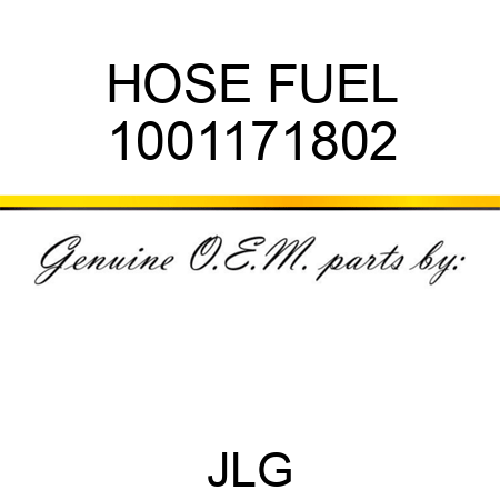 HOSE FUEL 1001171802
