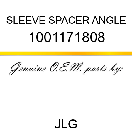 SLEEVE SPACER ANGLE 1001171808