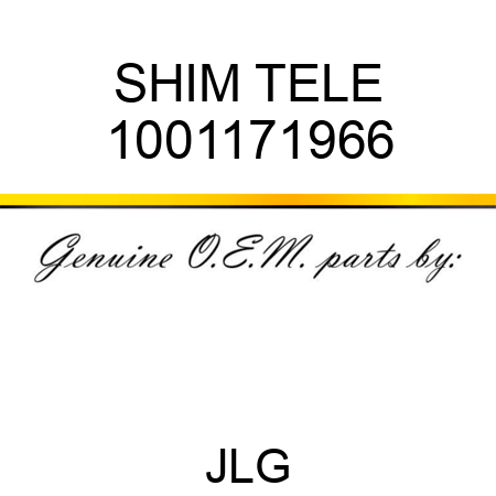 SHIM TELE 1001171966