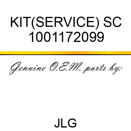 KIT(SERVICE) SC 1001172099