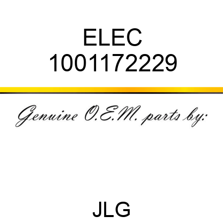 ELEC 1001172229