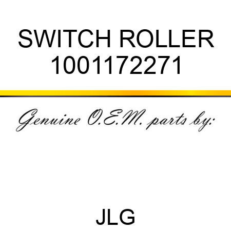 SWITCH ROLLER 1001172271