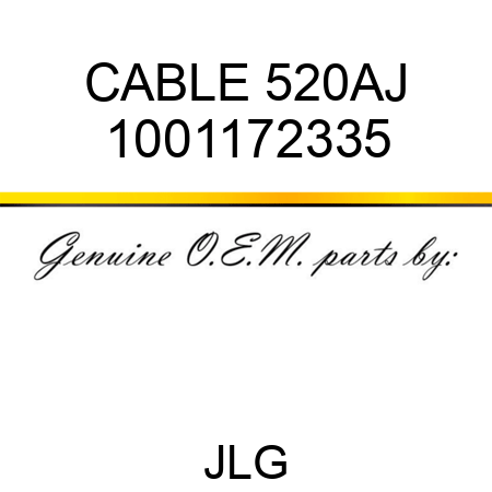 CABLE 520AJ 1001172335