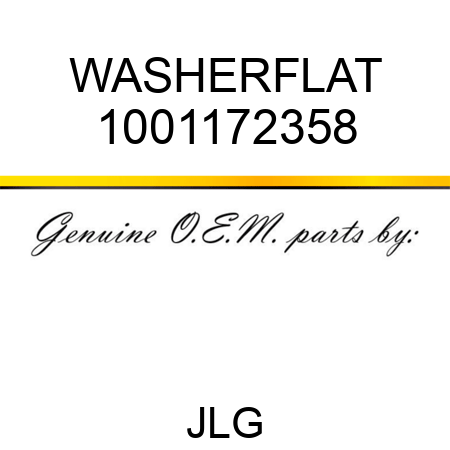 WASHERFLAT 1001172358